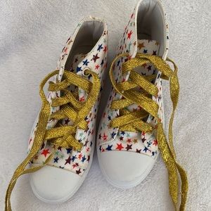 Olivia Miller Girl Sneaker Size 13 Girl Starships High Top Sneaker Muticolor